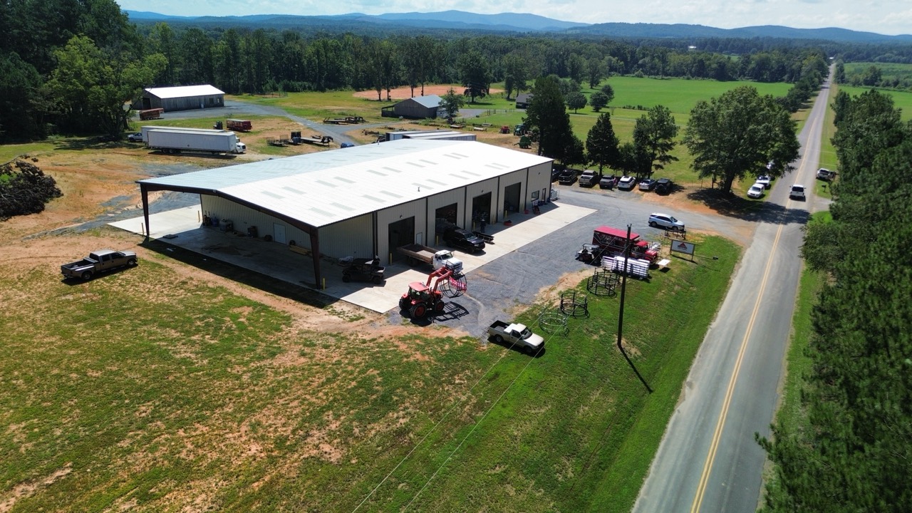 Rock Hill Farm Supply building beside County Road 157