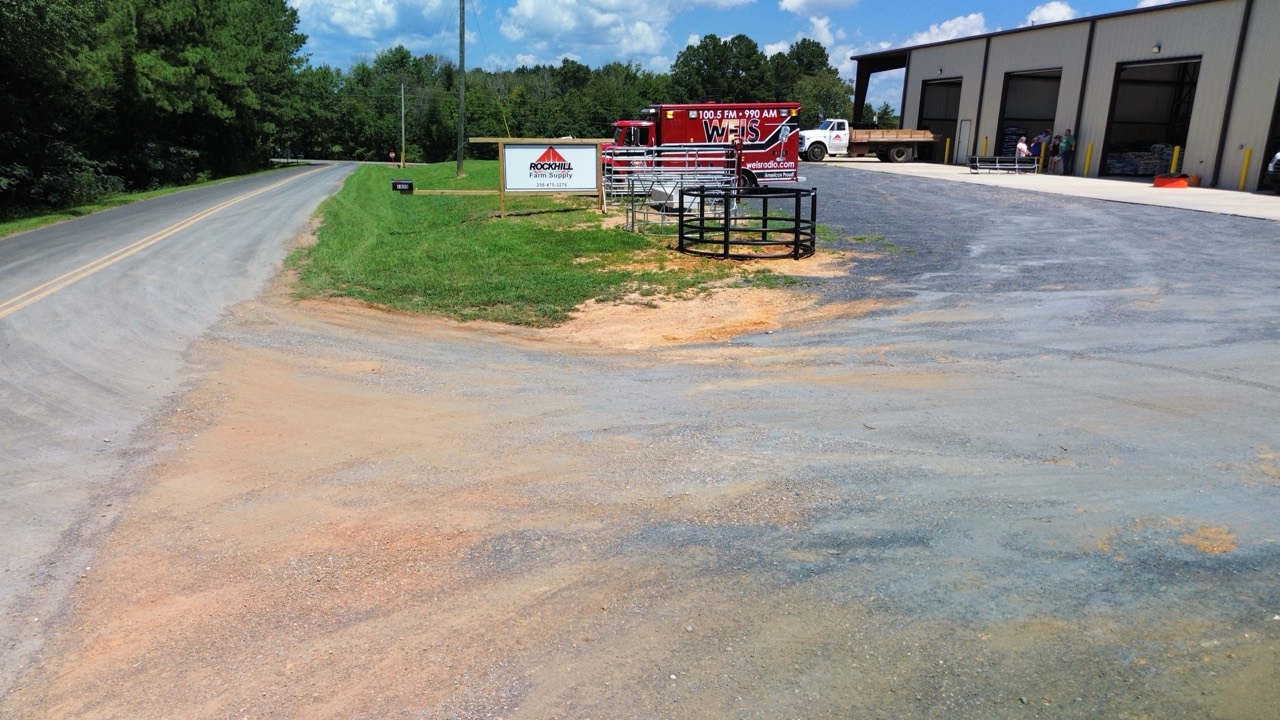 Rock Hill Farm Supply entrance during the grand opening