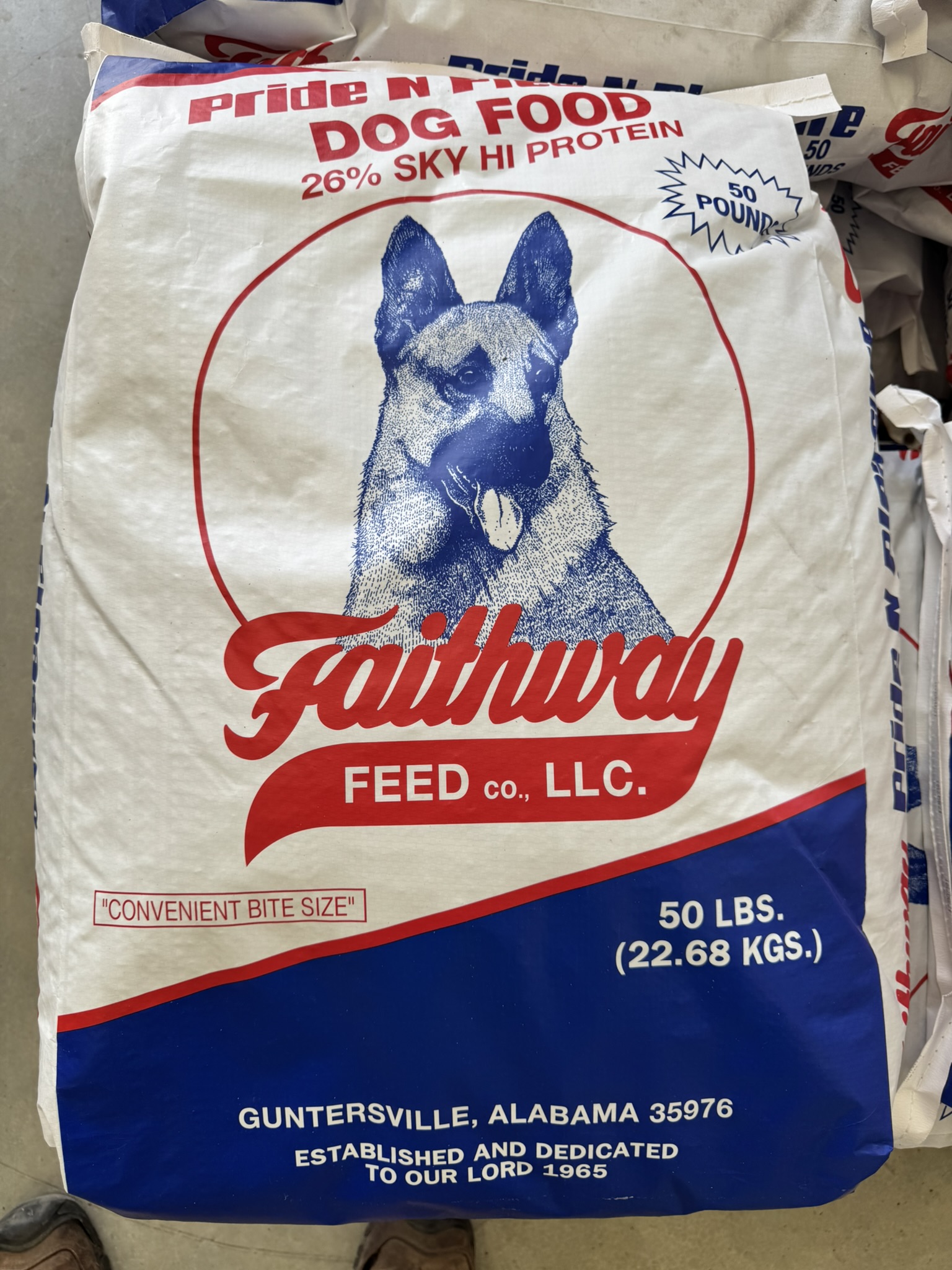 Pride N' Joy 26% Sky Hi Protein Dog Food